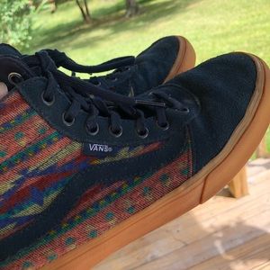 Aztec Print Suede Vans